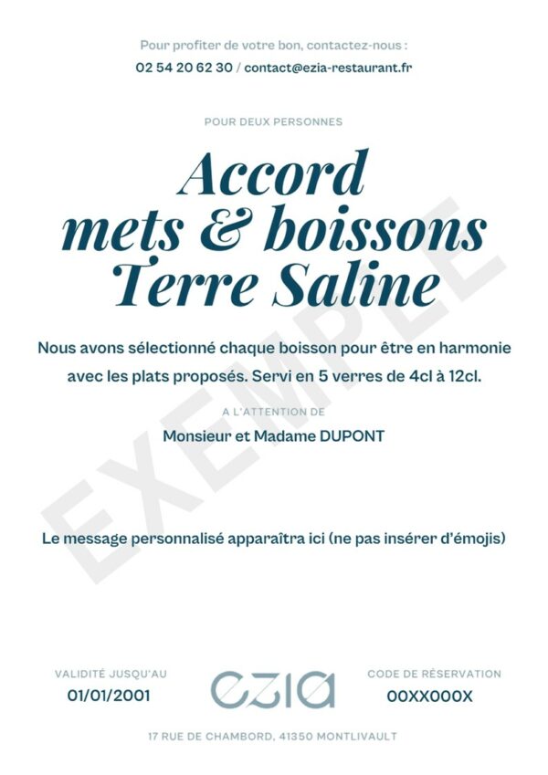 Accord mets & boissons | Terre Saline – Image 3