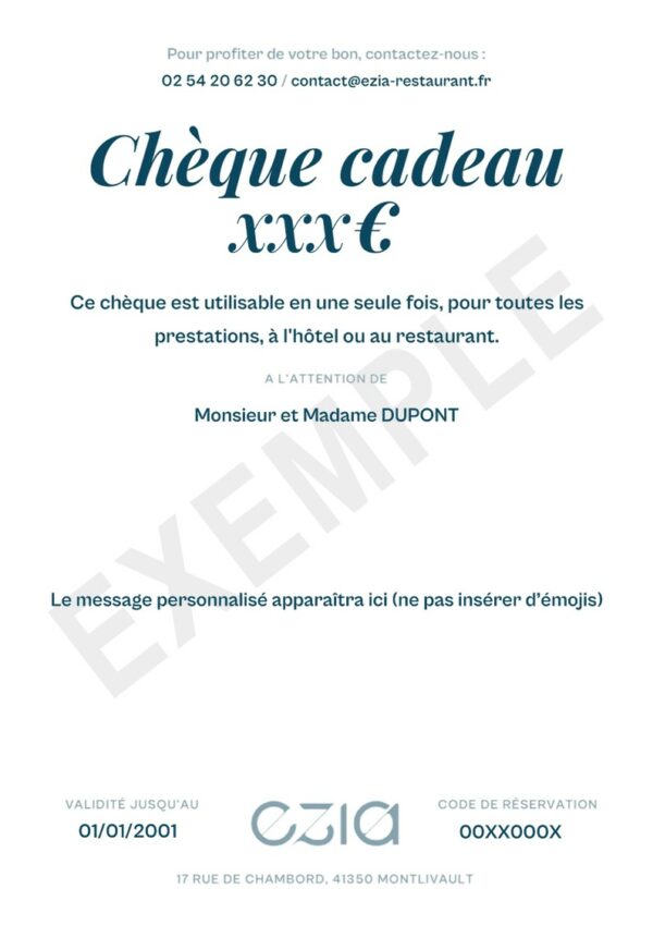 Chèque cadeau – Image 2